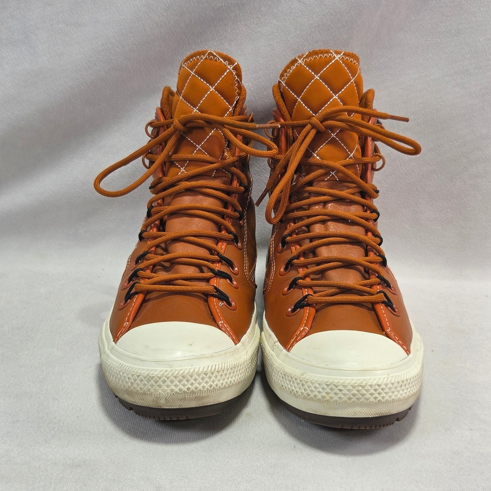Converse Chuck Taylor All Star Terrain High Top Monarch Orange Fleece Lined 10 - Picture 2 of 9